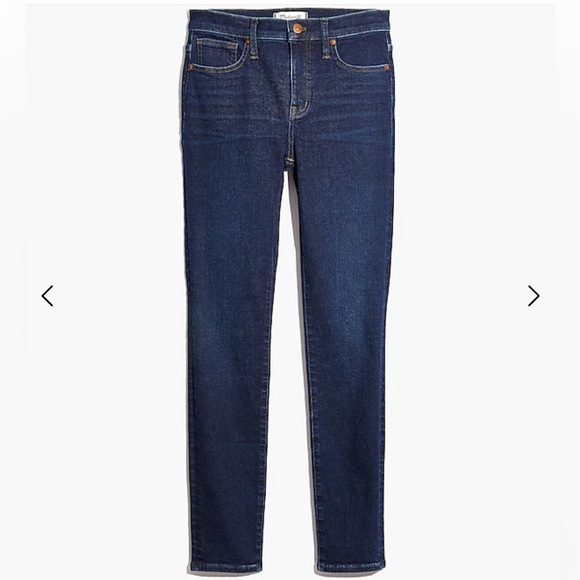 Madewell Petite 9” Mid Rise Skinny Jean in Orland Wash Tencel Ed. 26P - Picture 4 of 4